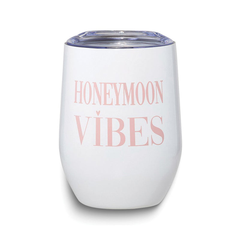 HONEYMOON VIBES Stainless Steel Wine Travel Tumbler