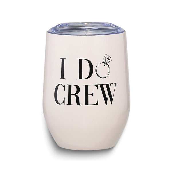 I DO CREW Stainless Steel Wine Travel Tumbler