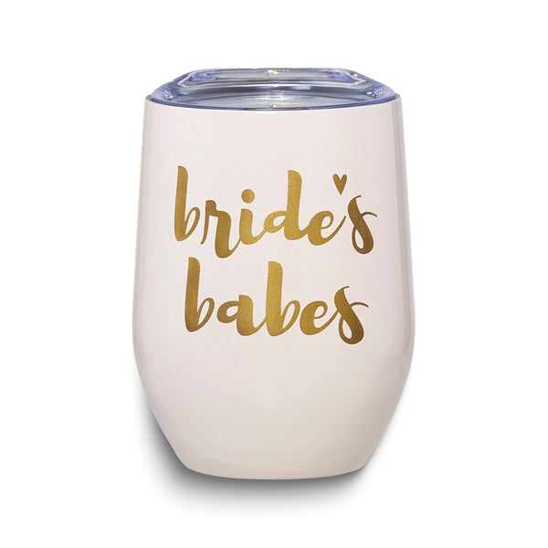 BRIDE'S BABES Stainless Steel Wine Travel Tumbler