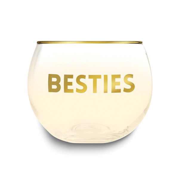 Gold-tone BESTIES Roly Poly Glass