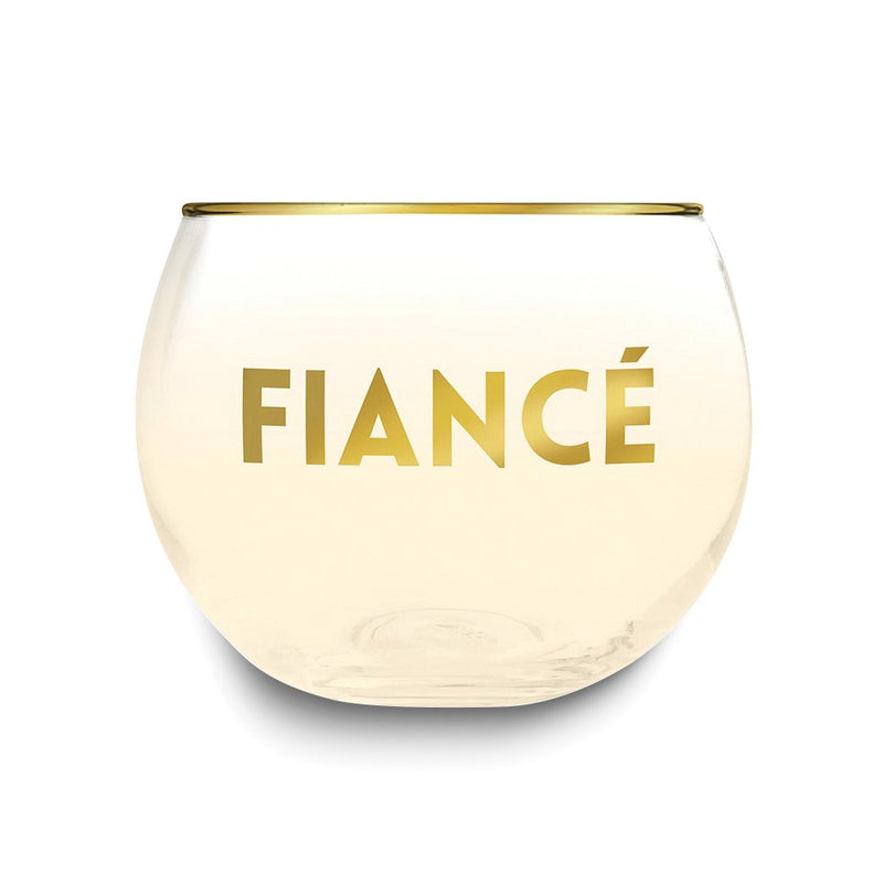 Gold-tone FIANCE Roly Poly Glass