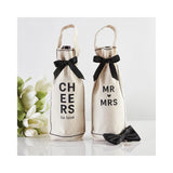MR AND MRS Cotton Wine Bag