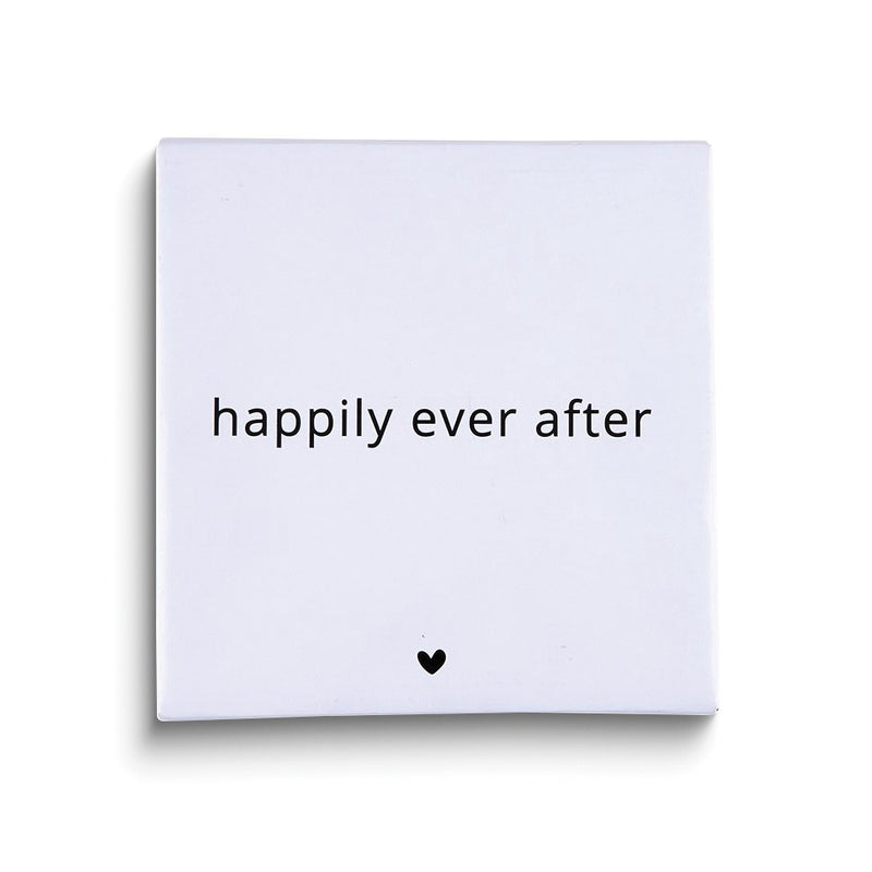 Ceramic HAPPILY EVER AFTER Wedding Cake Plate