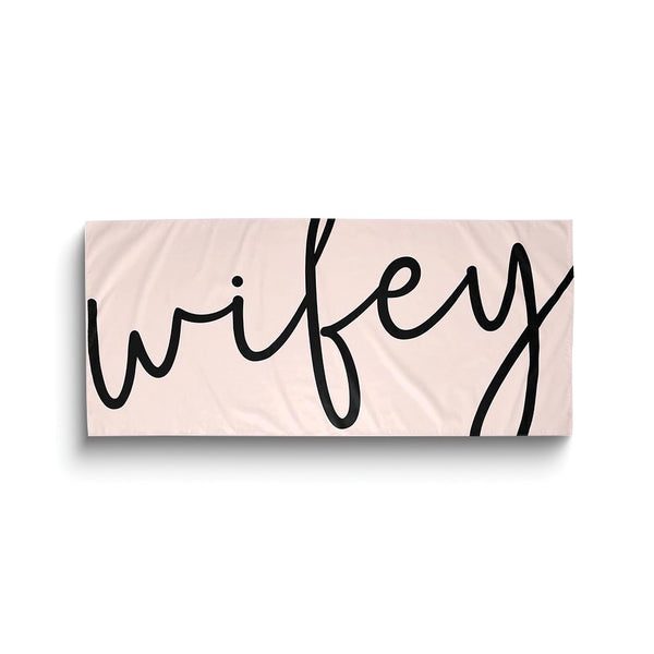 WIFEY Quick Dry Oversized Beach Towel