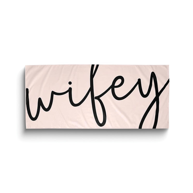 WIFEY Quick Dry Oversized Beach Towel