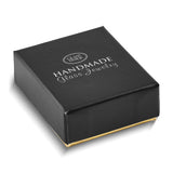 Glass Baron Skull Silver-tone Handcrafted Glass Necklace