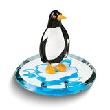 Glass Baron Penguin Handcrafted Glass Figurine