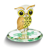 Glass Baron Big Barn-y Owl Handcrafted Glass Figurine