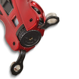 Lotus GT Glossy and Matte Black Double Pinpoint Flame Lighter with 2 Fold-out Cigar Punches