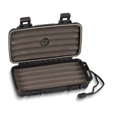 Lotus Watertight and Airtight Impact Resistant 5-Stick Travel Humidor with Built-in Foam Humidifier and Carry Strap