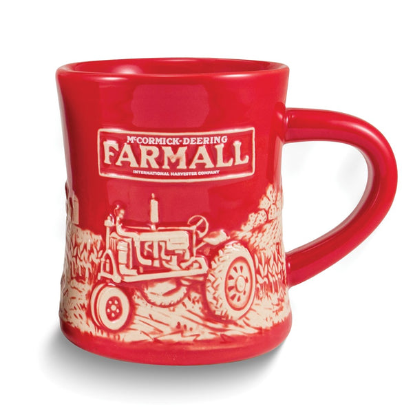 Farmall F-20 Model Raised-Relief Design 12 ounce Stoneware Diner Mug