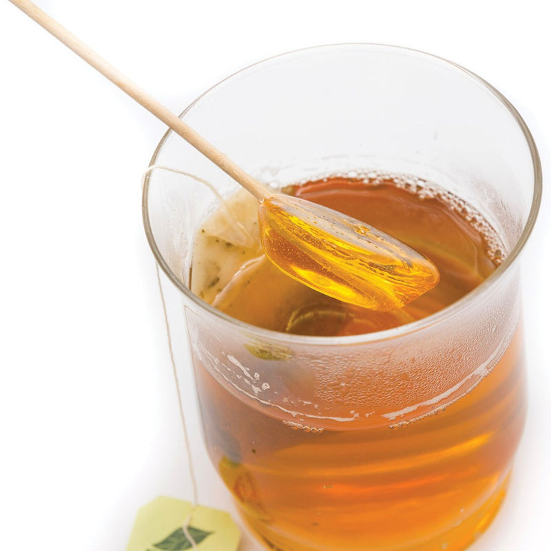 Clover Honey Flavored Pack of Six Drink Stirrers