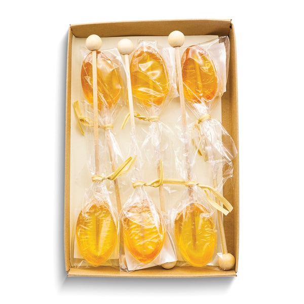 Clover Honey Flavored Pack of Six Drink Stirrers