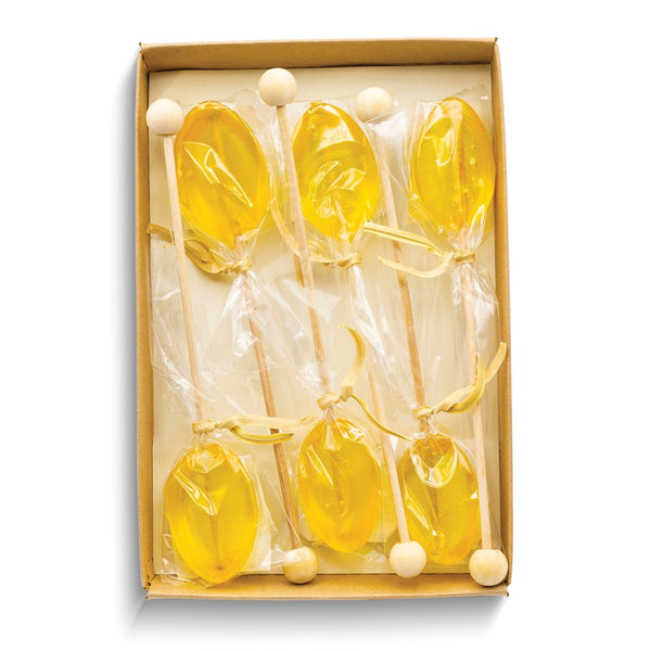 Lemon Honey Flavored Pack of Six Drink Stirrers