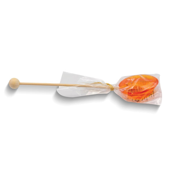 Orange Honey Flavored Pack of Six Drink Stirrers