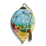 Neqwa Art The Best Gift Of All by Hazel Lincoln Hand-painted Glass Ornament