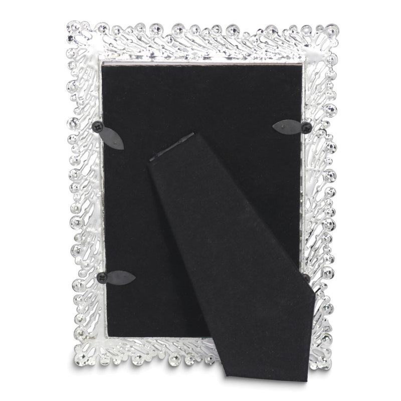 Jasmond Silver-tone Crystal 4x6 Photo Frame