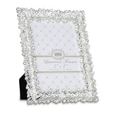 Jasmond Silver-tone Crystal 5x7 Photo Frame