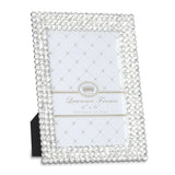 Juliet Silver-tone Crystal 4x6 Photo Frame