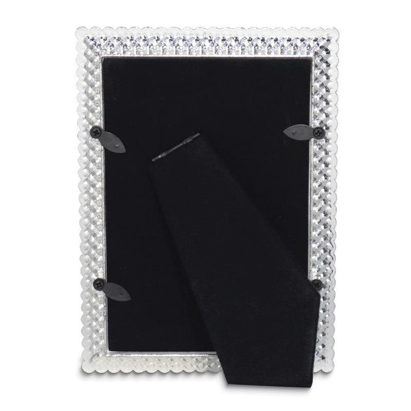 Juliet Silver-tone Crystal 4x6 Photo Frame