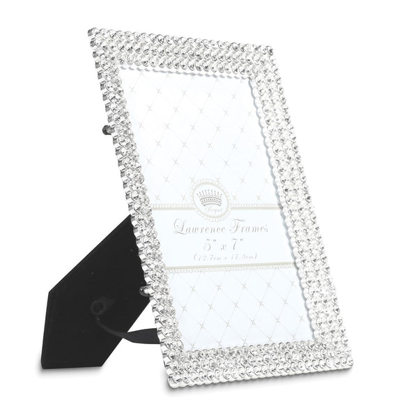 Juliet Silver-tone Crystal 5x7 Photo Frame