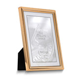 Gold-tone Polished Beaded 5x7 Photo Frame
