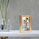 Tribeca Deep Set Gold-tone Satin 4x6 Photo Frame