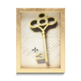 Tribeca Deep Set Gold-tone Satin 5x7 Photo Frame