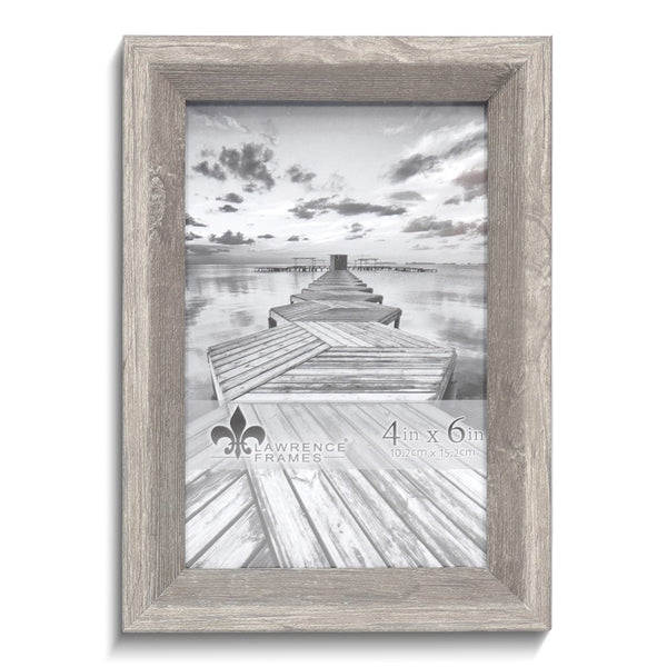 Bradley Weathered Gray 4x6 Photo Frame