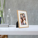 Gold-tone 6x8 Frame with Bevel-cut Mat For 4x6 Photo