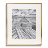 Gold-tone 11x13 Frame with Bevel-cut Mat For 8x10 Photo