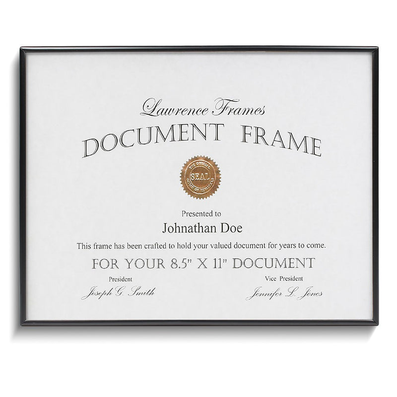 Simply Black Metal 8.5x11 Photo Frame