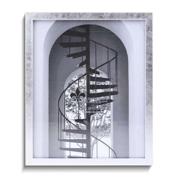 Silver-tone Satin Chloe Contemporary 8x10 Photo Frame