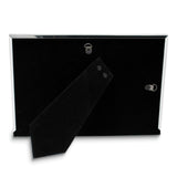 Metro Brushed Silver-tone Double 4x6 Photo Frame