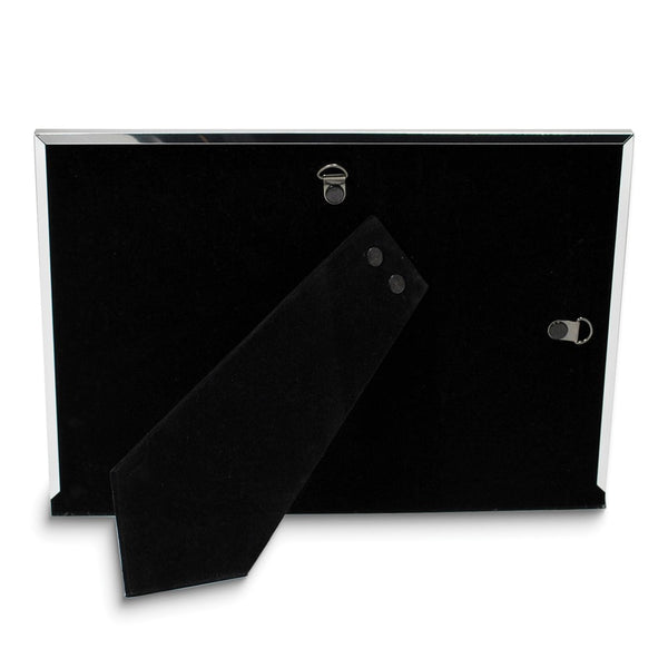 Metro Brushed Silver-tone Double 4x6 Photo Frame