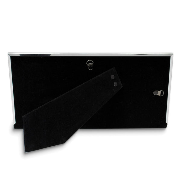 Metro Brushed Silver-tone Triple 4x6 Photo Frame