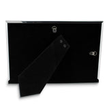 Metro Brushed Silver-tone Double 5x7 Photo Frame