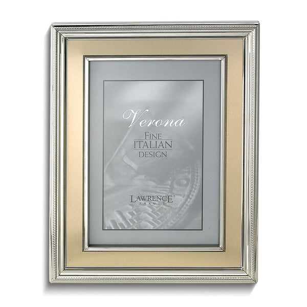 Verona Silver-tone and Gold-tone 4x6 Photo Frame