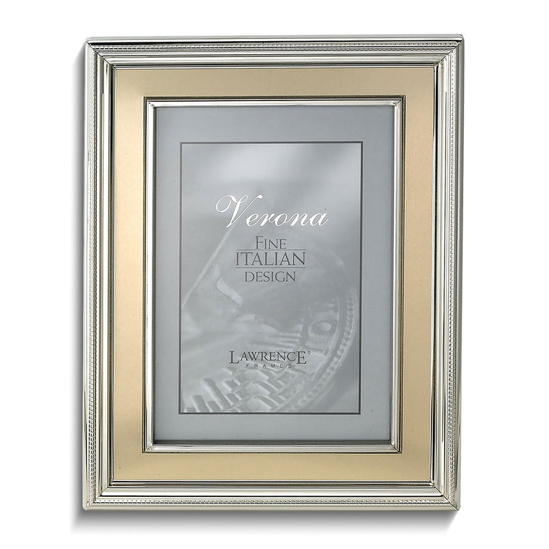 Verona Silver-tone and Gold-tone 8x10 Photo Frame