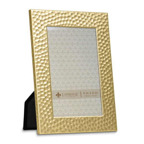 Hammered Gold-tone 4x6 Metal Photo Frame