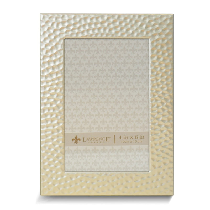 Hammered Gold-tone 4x6 Metal Photo Frame
