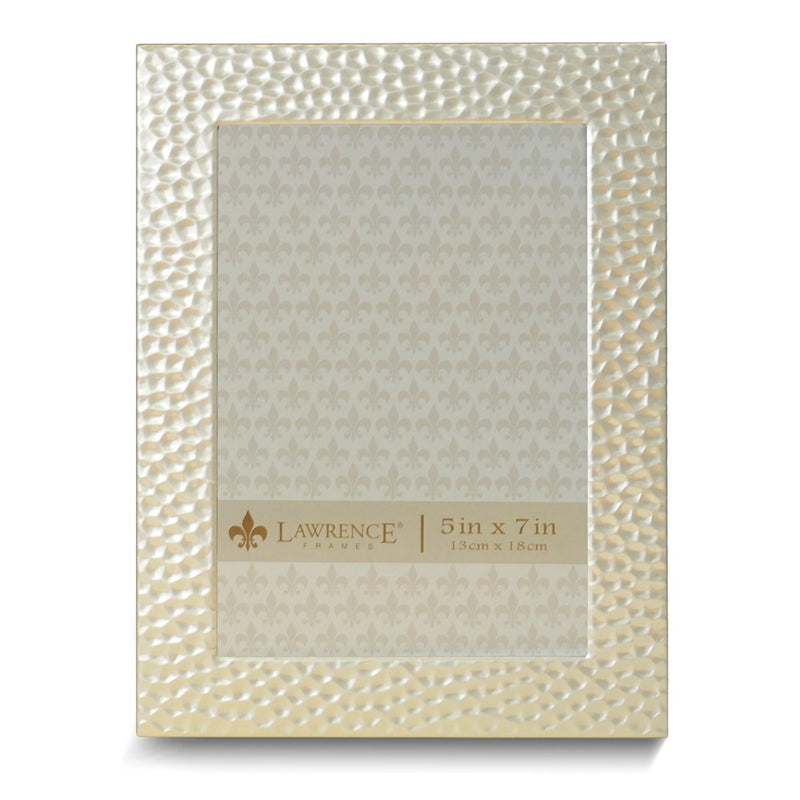 Hammered Gold-tone 5x7 Metal Photo Frame