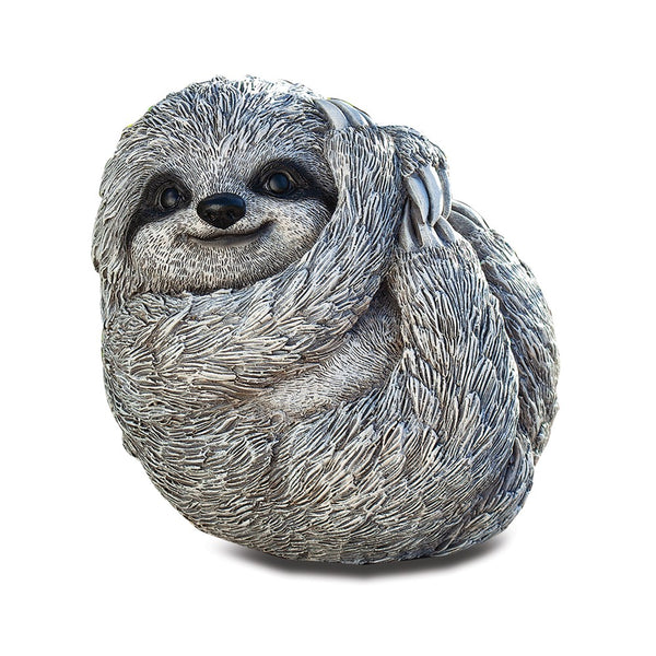 Stone Resin Pudgy Pal Garden Sloth Statue