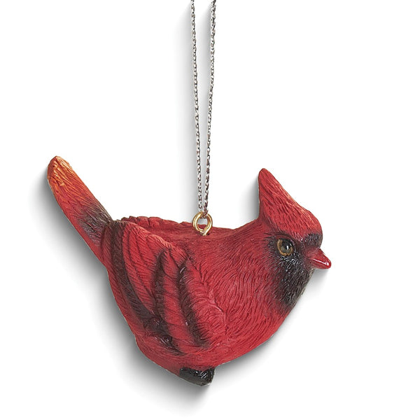 Resin Cardinal Christmas Ornament