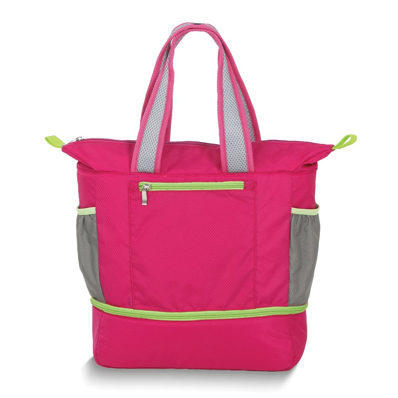 Helix Pink Ripstop Nylon Expandable Insulated Cooler Backpack