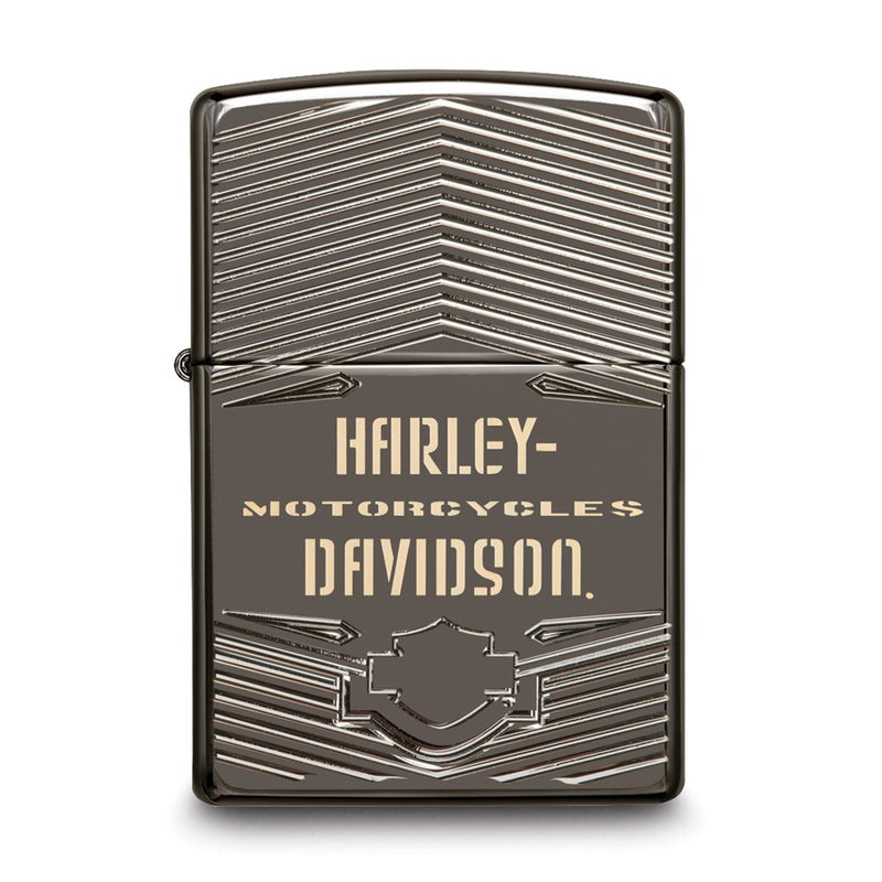 Zippo Armor Harley-Davidson Black Ice Lighter