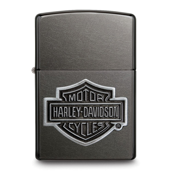 Zippo Harley-Davidson Bar and Shield Gray Lighter