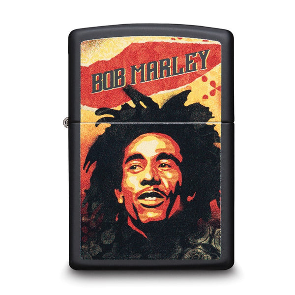 Zippo Black Matte Bob Marley Lighter