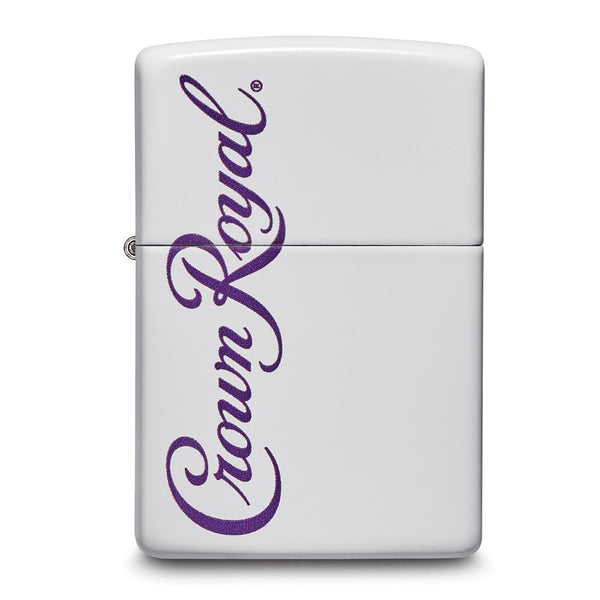 Zippo White Matte Crown Royal Lighter