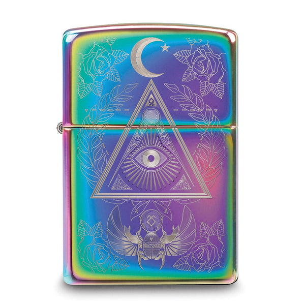 Zippo Multicolored Eye of Providence Design Lighter